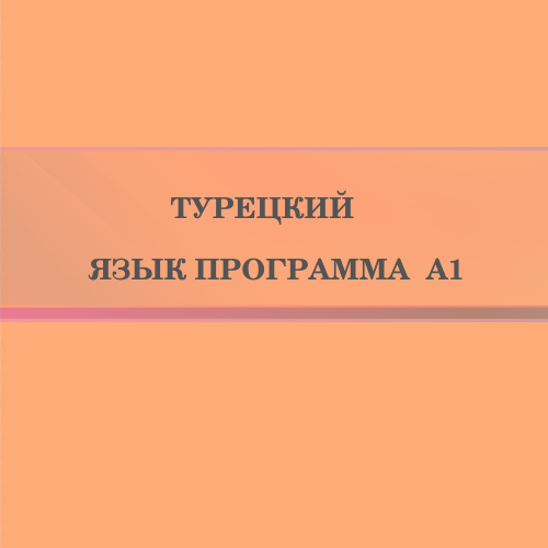 Турецкий язык программа А1